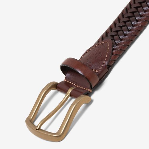 A173SS23 BRAIDED LEATHER BELT 0275