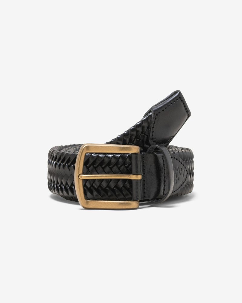 A173SS23 BRAIDED LEATHER BELT 0935