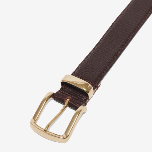 A214FW23 FAUX LIZARD BELT 0273