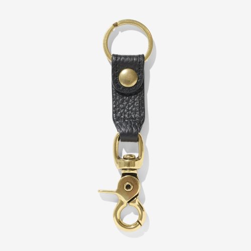 A300FW24 PEBBLED LEATHER KEY FOB 0009