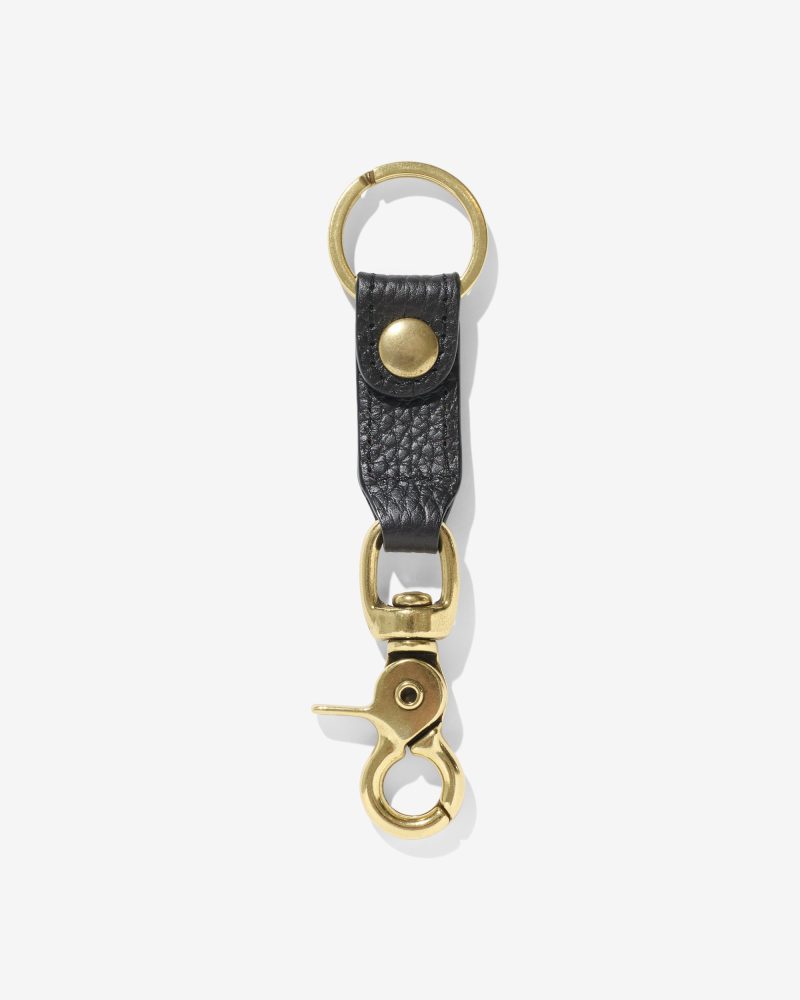 A300FW24 PEBBLED LEATHER KEY FOB 0009