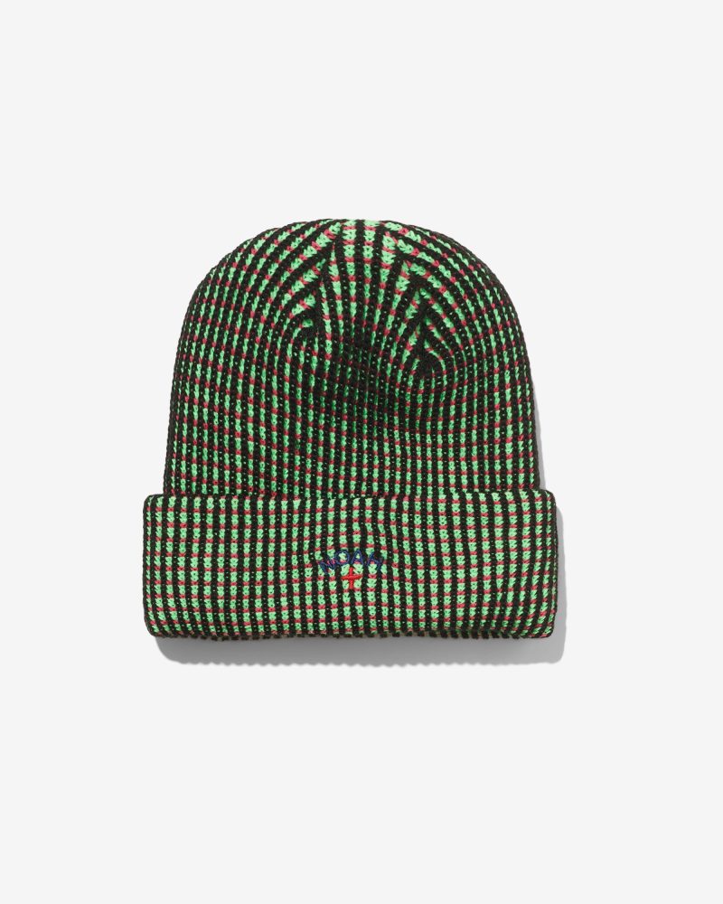 BN053FW23 TRI COLOR BEANIE 0117