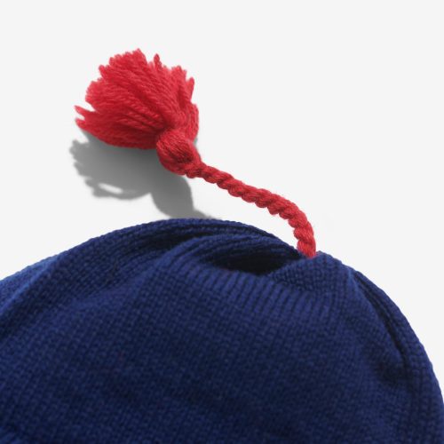 BN069FW24 WOOL TASSEL CONTRAST BEANIE 0062