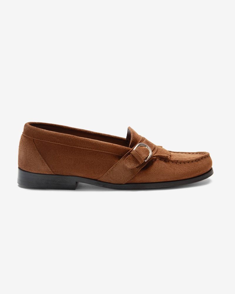 FW065FW24 SUEDE BUCKLE LOAFER 003