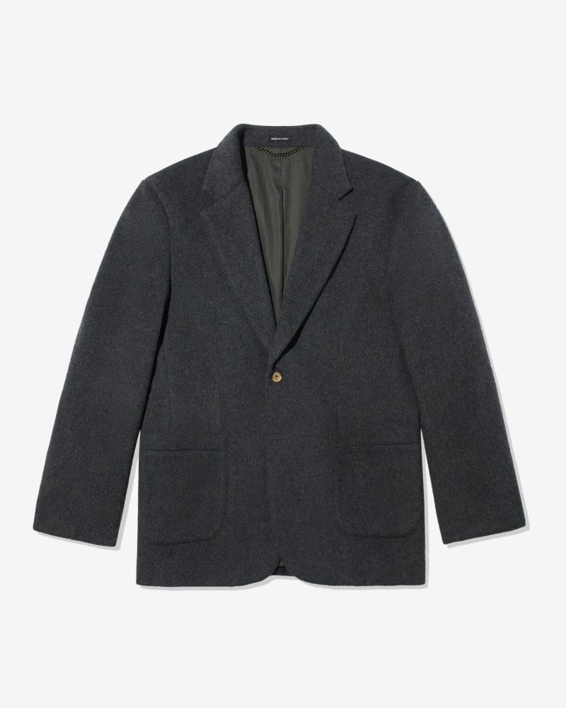 J071FW23 SINGLE BREASTED COAT 0670