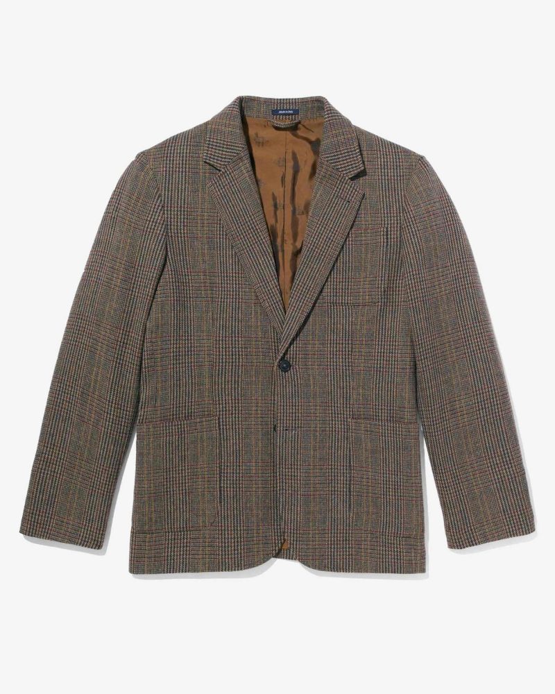 J080FW24 PEAK LAPEL SINGLE BREASTED JACKET 0224