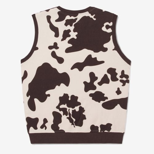 KN160FW23 COW PRINT VEST 0099