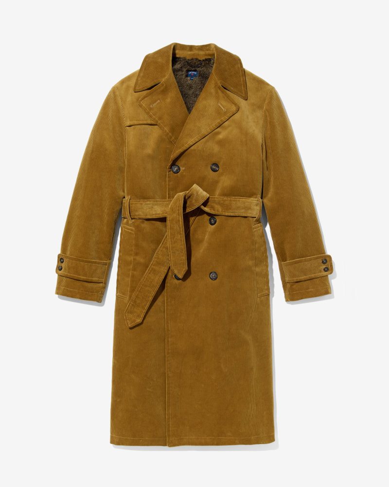 OW049FW23 CORDUROY TRENCH COAT 0405