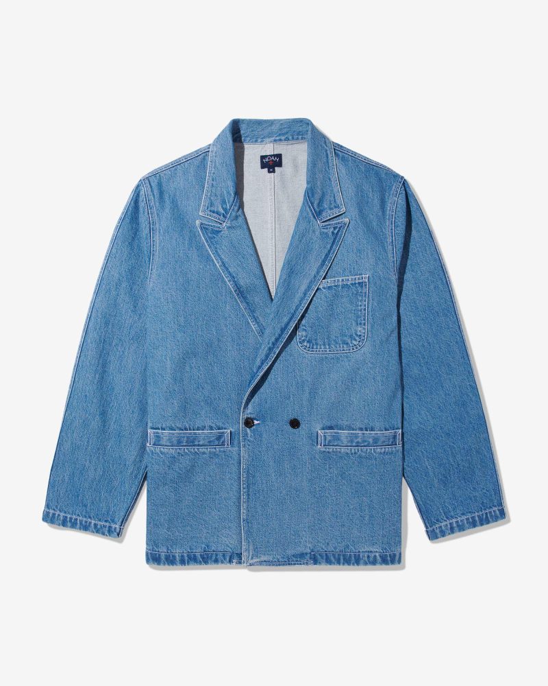 OW058SS24 DOUBLE BREASTED DENIM JACKET 0057