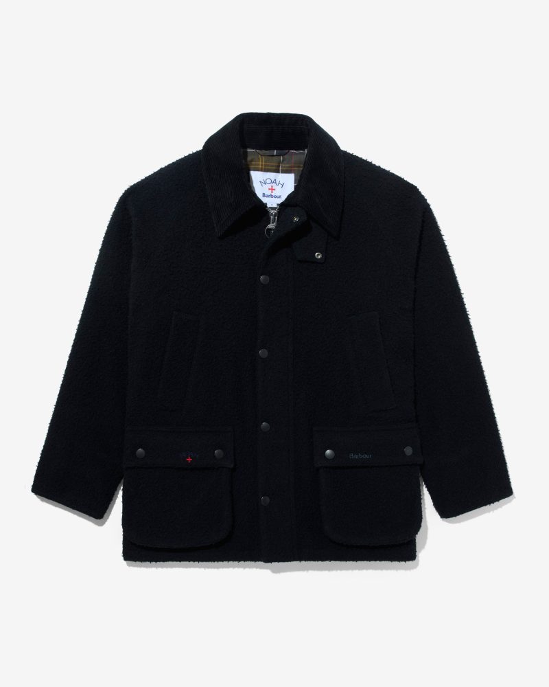 OW081FW24 BARBOUR WOOL TEDDY BEDALE JACKET 0453