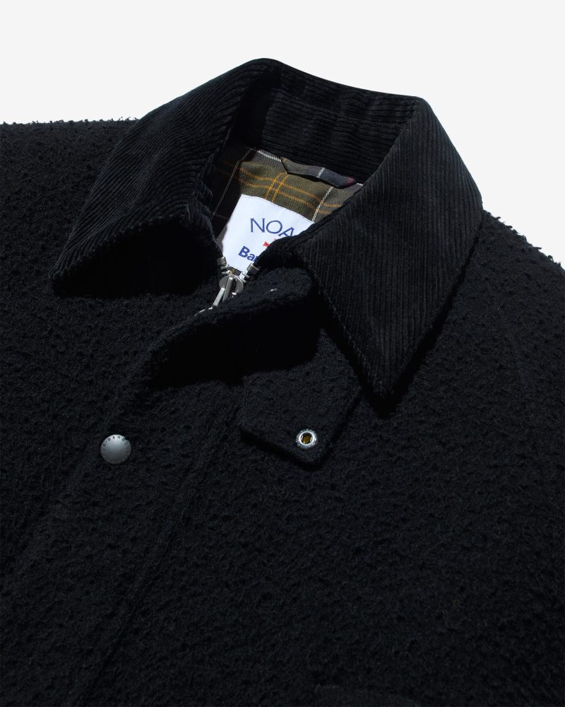 OW081FW24 BARBOUR WOOL TEDDY BEDALE JACKET 0460