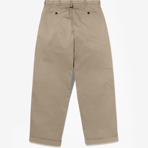 P077FW23 DOUBLE PLEAT CHINO 0492