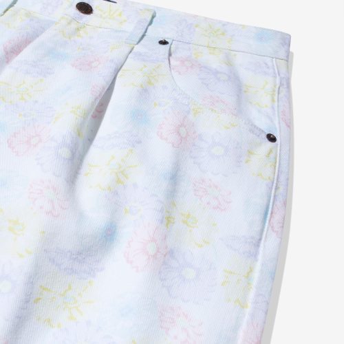 P091SS24 FLORAL PRINTED PANTS 0037