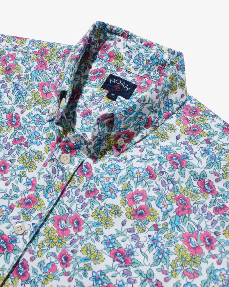 S076SS23 OXFORD FLORAL SHIRT 0591