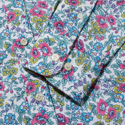 S076SS23 OXFORD FLORAL SHIRT 0592