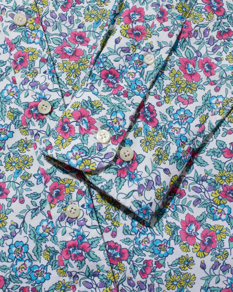 S076SS23 OXFORD FLORAL SHIRT 0592