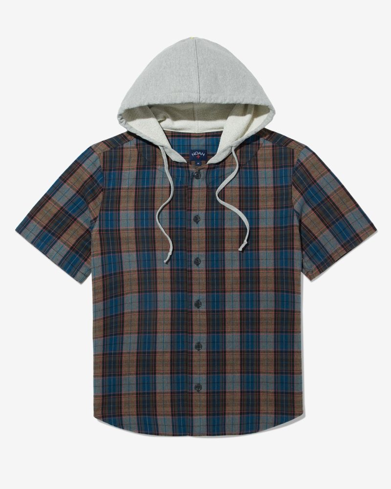 S097SS24 HOODIE BASEBALL FLANNEL 0671