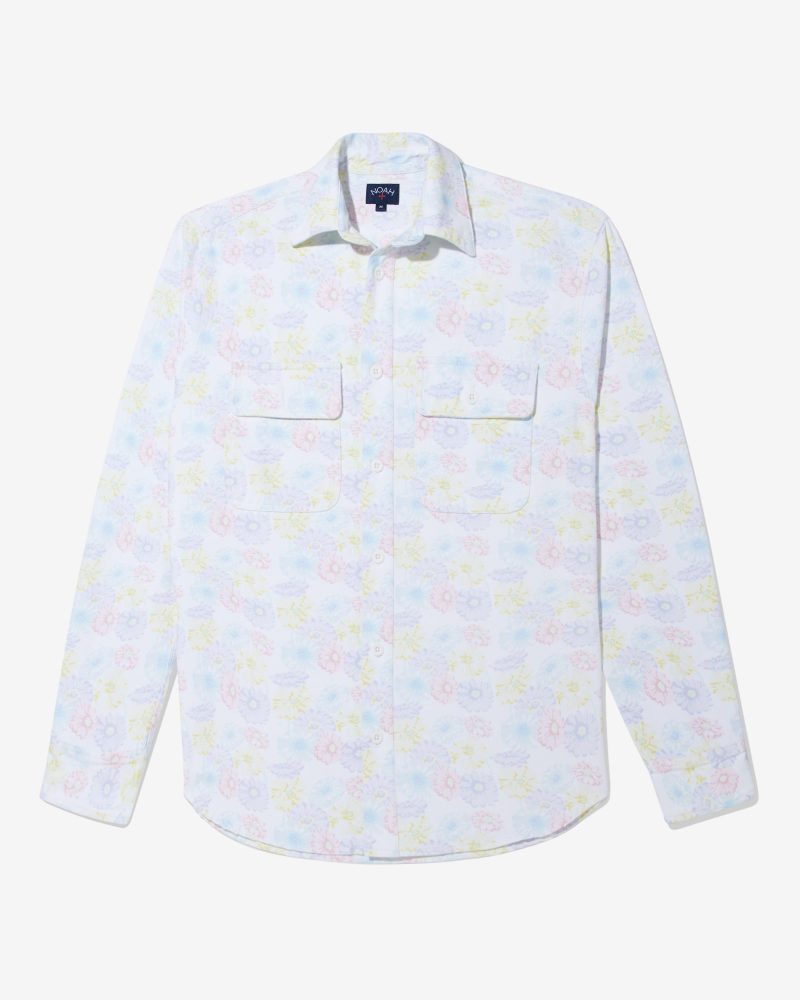 S102SS24 FLORAL PRINT WORKSHIRT 0186