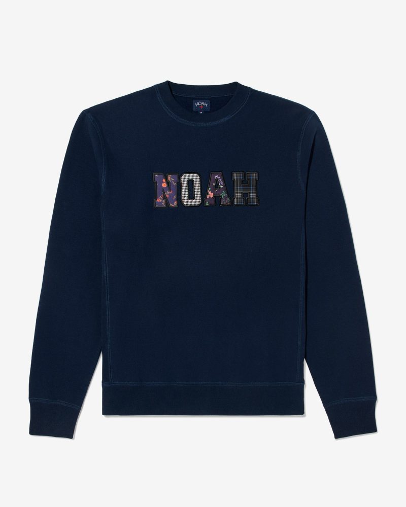 SS126FW23 APPLIQUE LOGO CREWNECK 0398