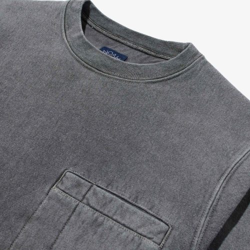 SS140SS24 CHEST POCKET CREWNECK 0012