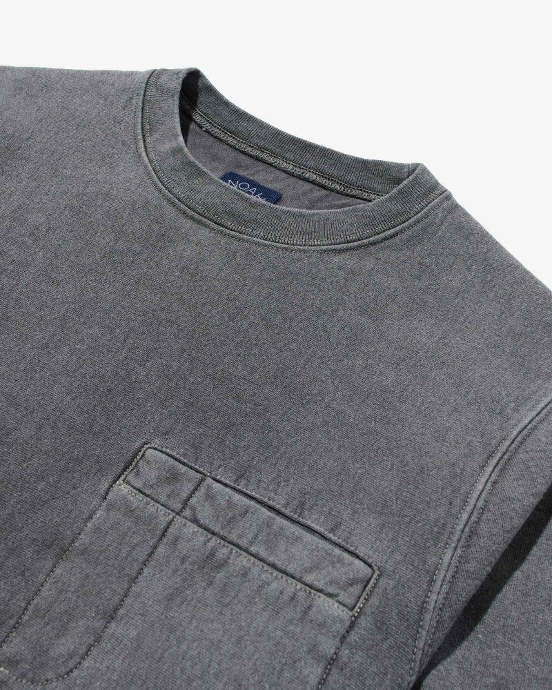 SS140SS24 CHEST POCKET CREWNECK 0012