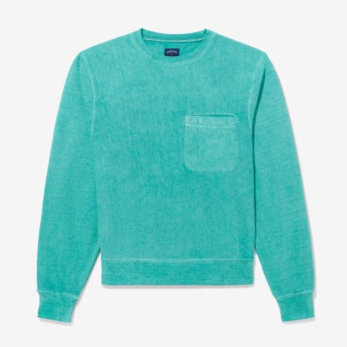 SS140SS24 CHEST POCKET CREWNECK 0019