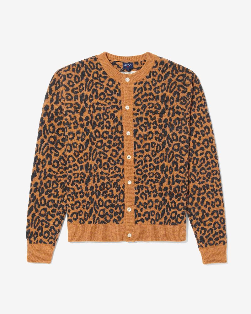 SW064SS24 LEOPARD CARDGIAN SWEATER 0290