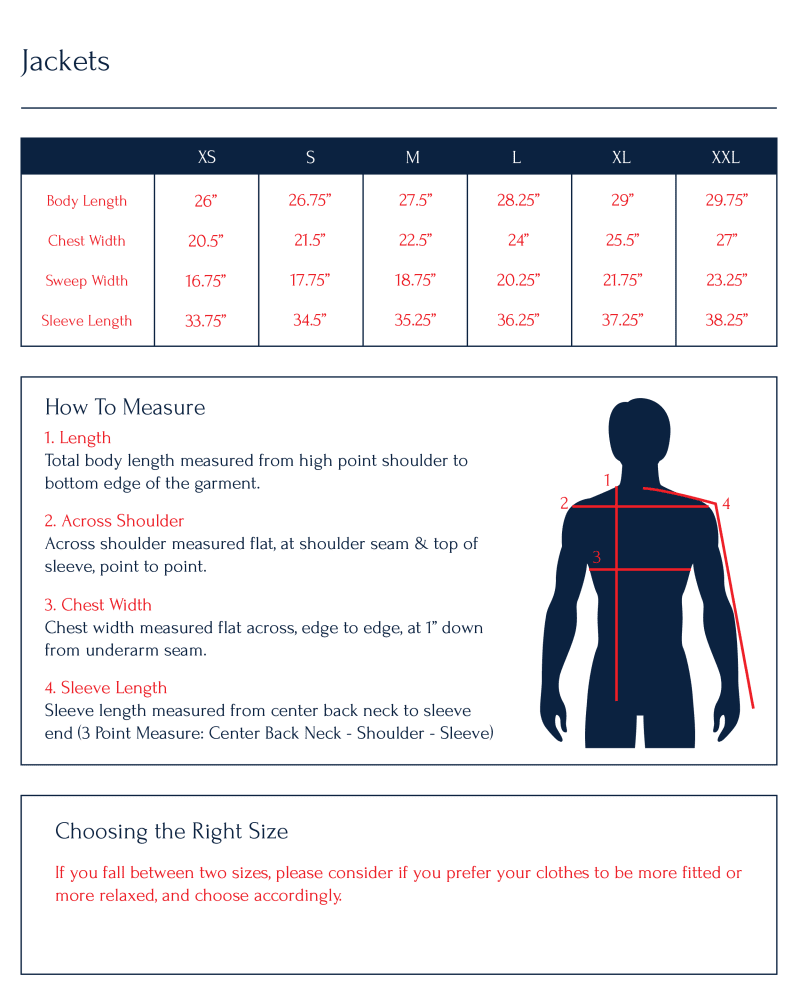 sizechart J043SS22