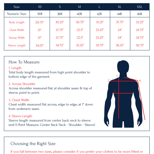 sizechart J051SS22