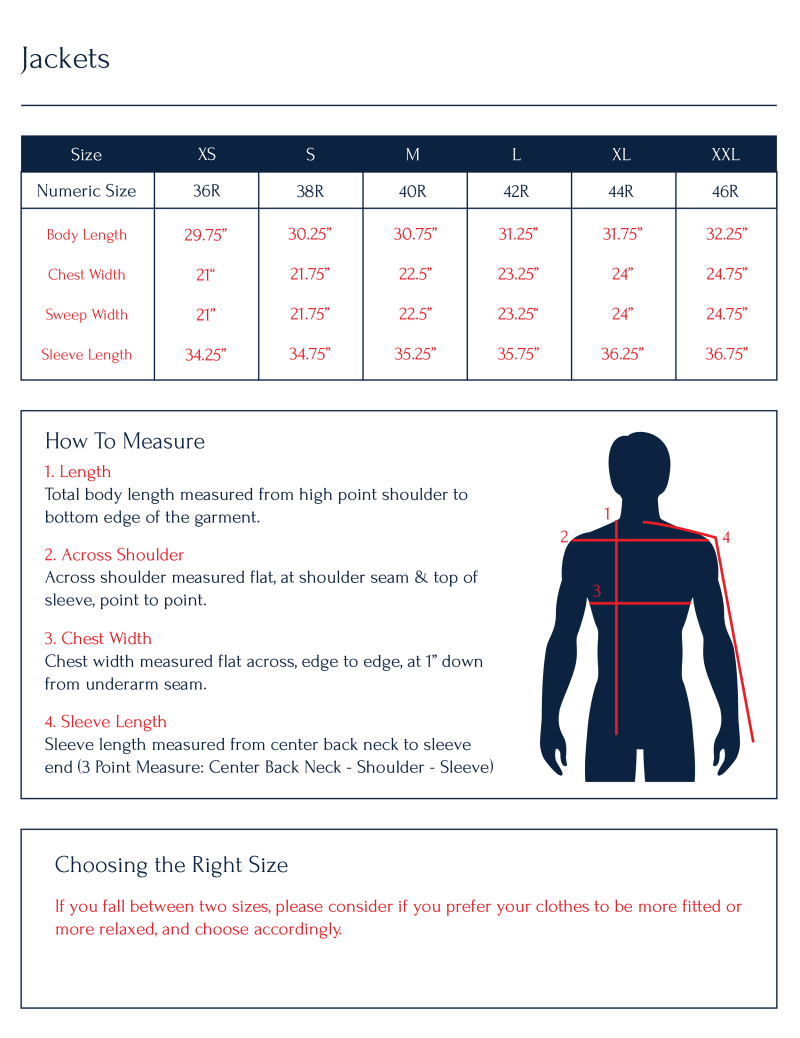 sizechart J051SS22