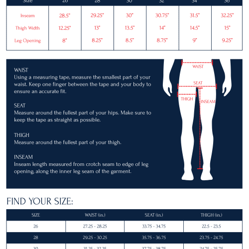 sizechart P030SS22