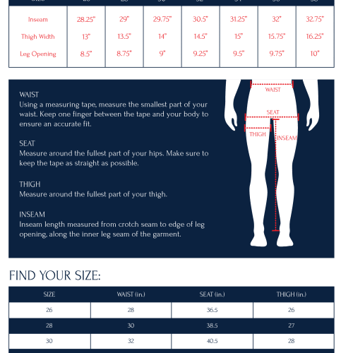 sizechart P078FW23