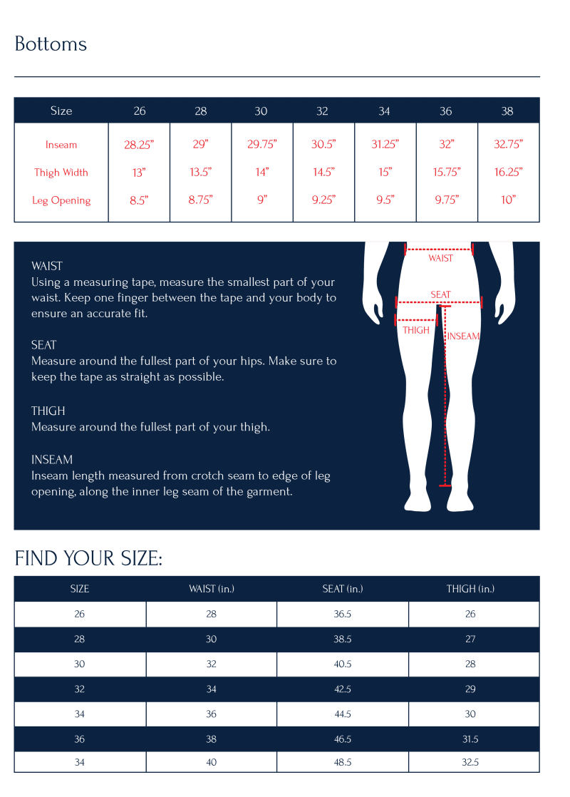 sizechart P078FW23