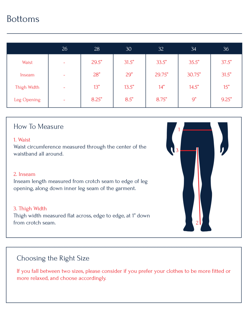 sizechart P1FW19