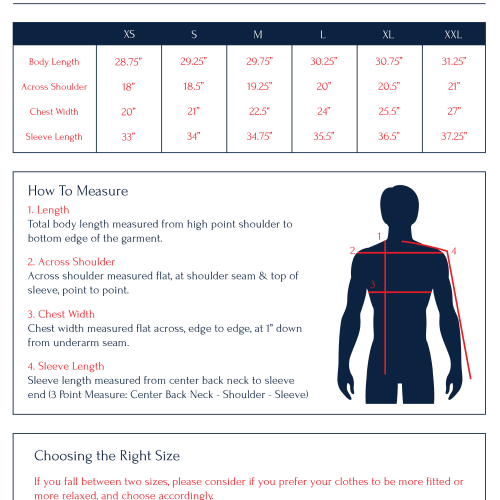 sizechart S074SS23