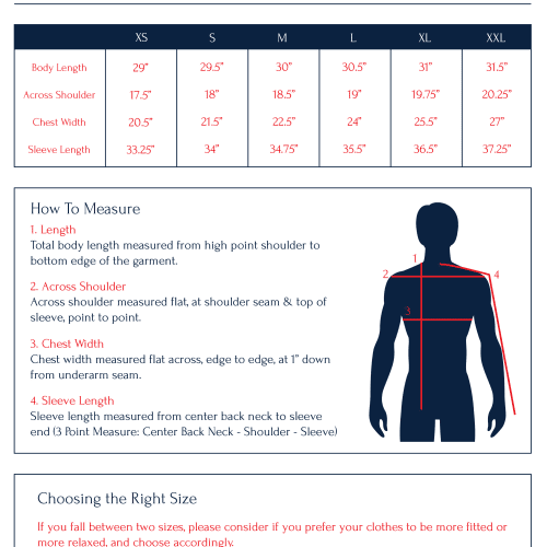 sizechart S076SS23