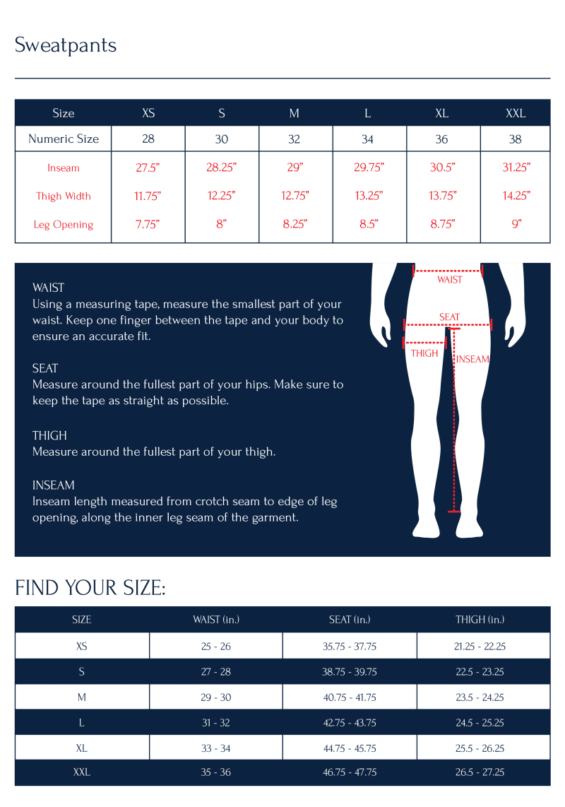 sizechart SS4FW20